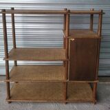 Vintage shelving storage unit library