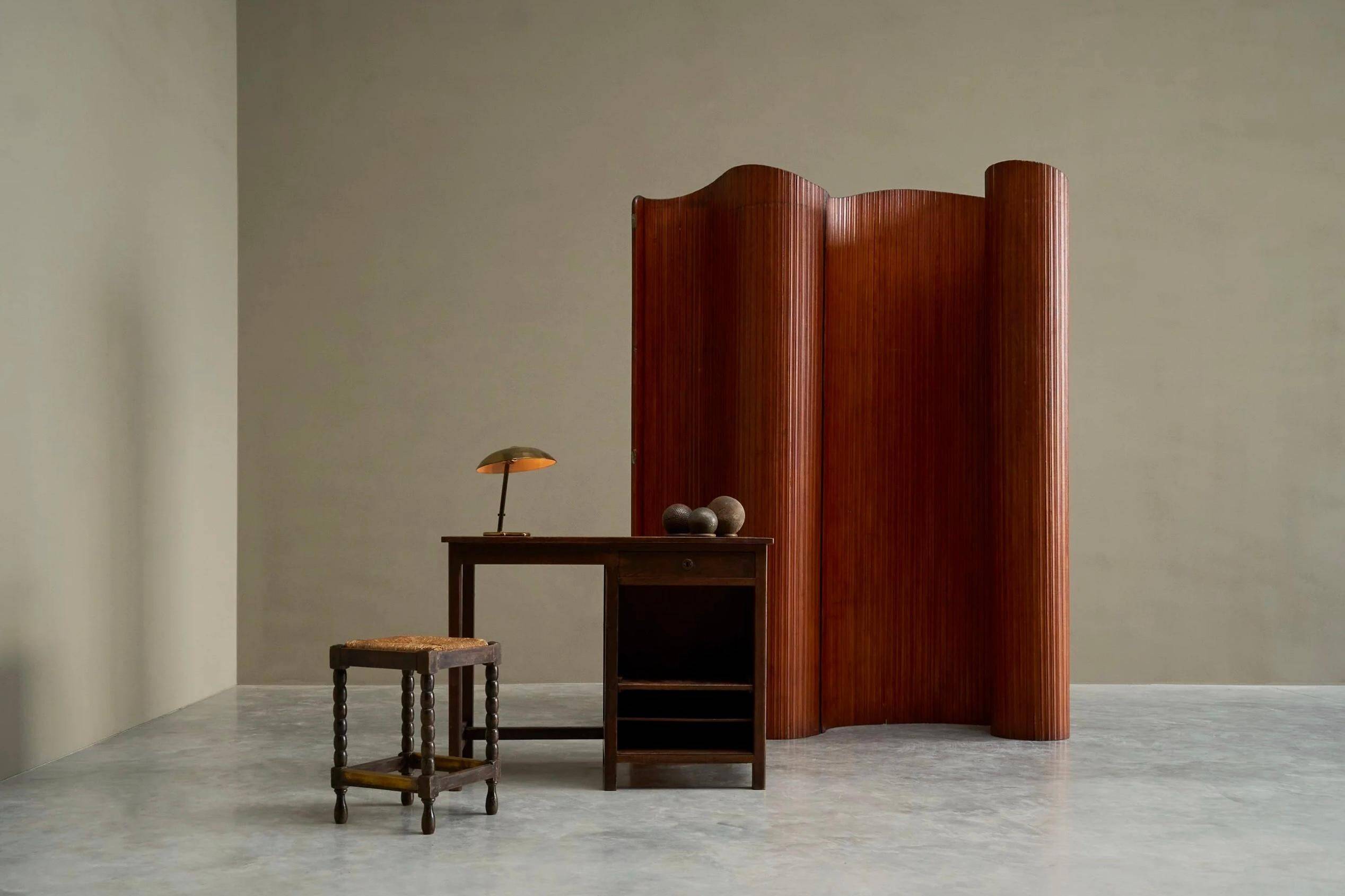 AVEA Furniture Solid Oak Desk 1930s