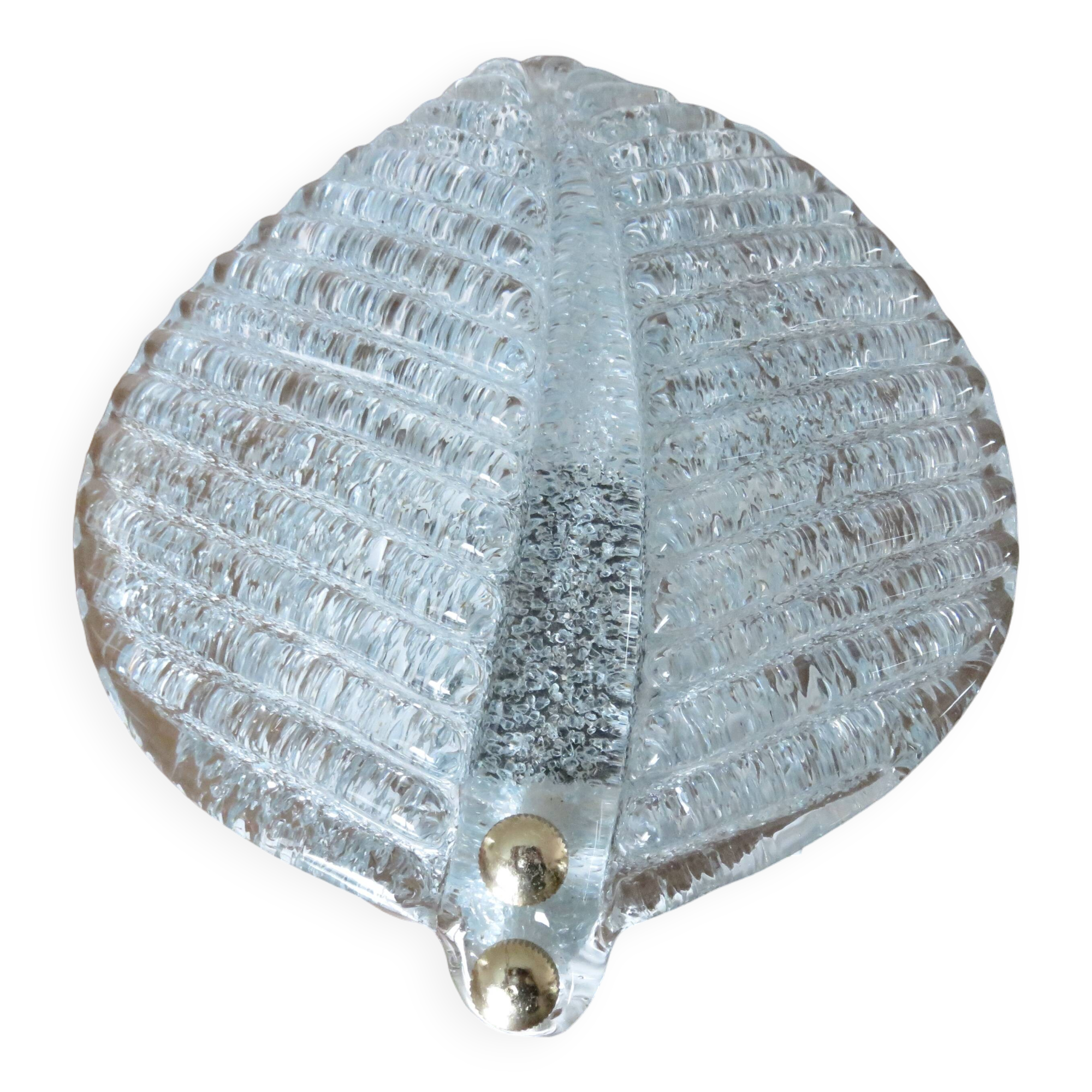 Barovier & Toso Murano glass leaf wall light