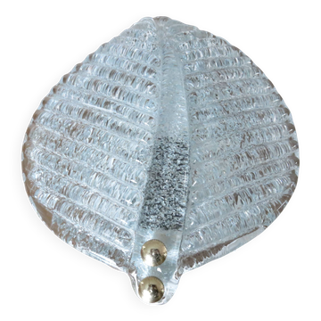Applique feuille Barovier & Toso en verre de Murano
