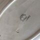 Plat de service oval vintage Badonwiller, serie "Germaine"