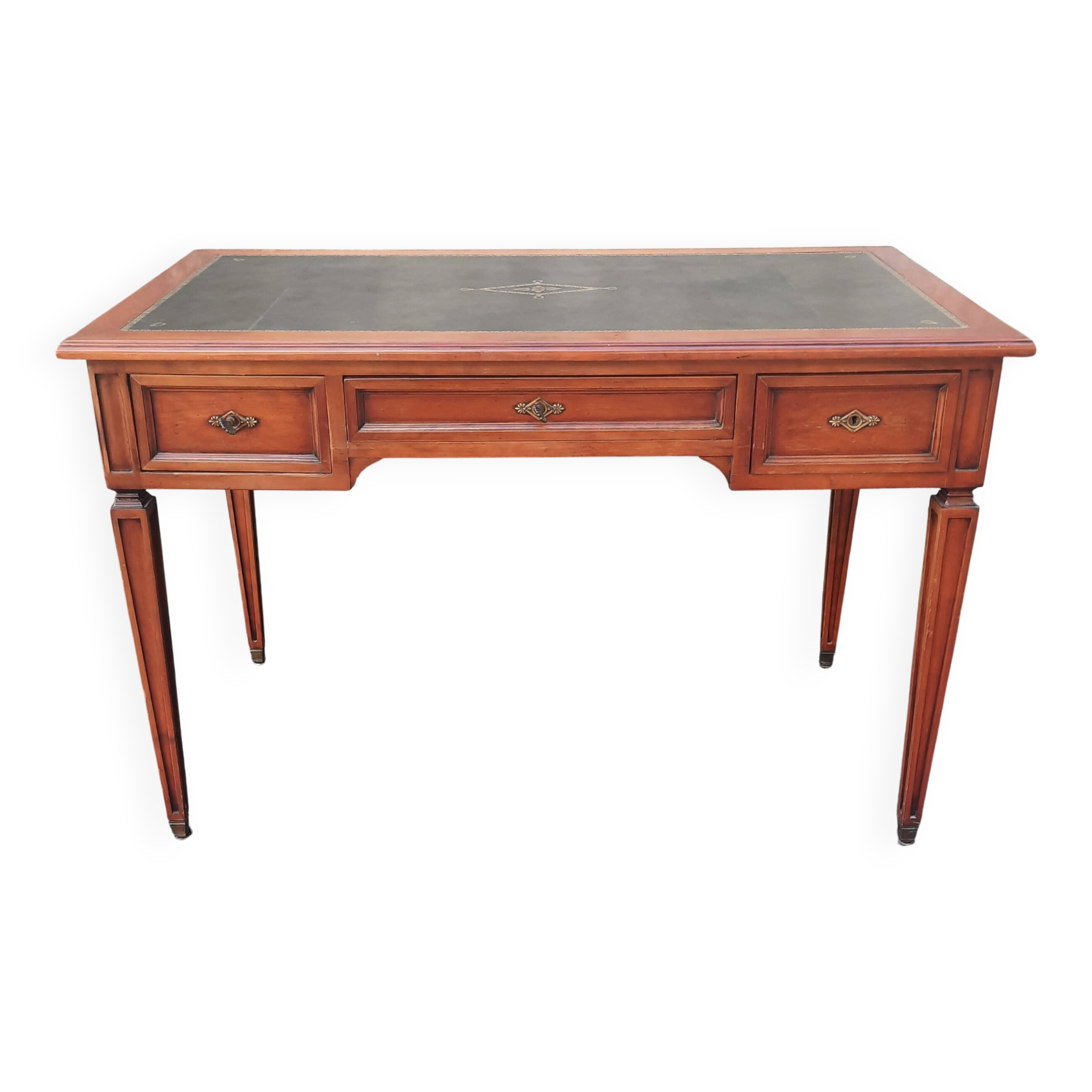 Cherry wood desk in Louis XVI style