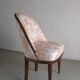 2 Art Deco mahogany curved back chairs | France | 1920s