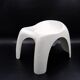 Vintage white Efebino stool by Stacy Dukes for Artemide, 1960s