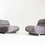 Giuseppe Munari Lounge Chairs for Poltrona Munari 1970s , Italy set of 2