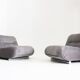 Giuseppe Munari Lounge Chairs for Poltrona Munari 1970s , Italy set of 2