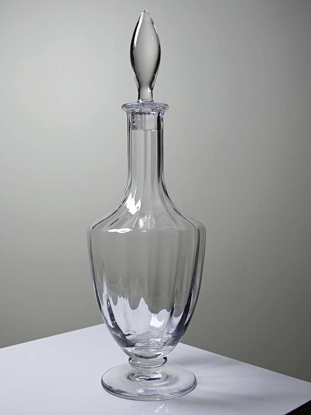 Grande carafe à décanter cristal de Sèvres vintage années 1970-1980