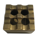 Original Scandinavian Ultima 7 ashtray in holger Bäckström and Bo Ljungberg brass