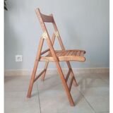 Vintage wooden folding chair