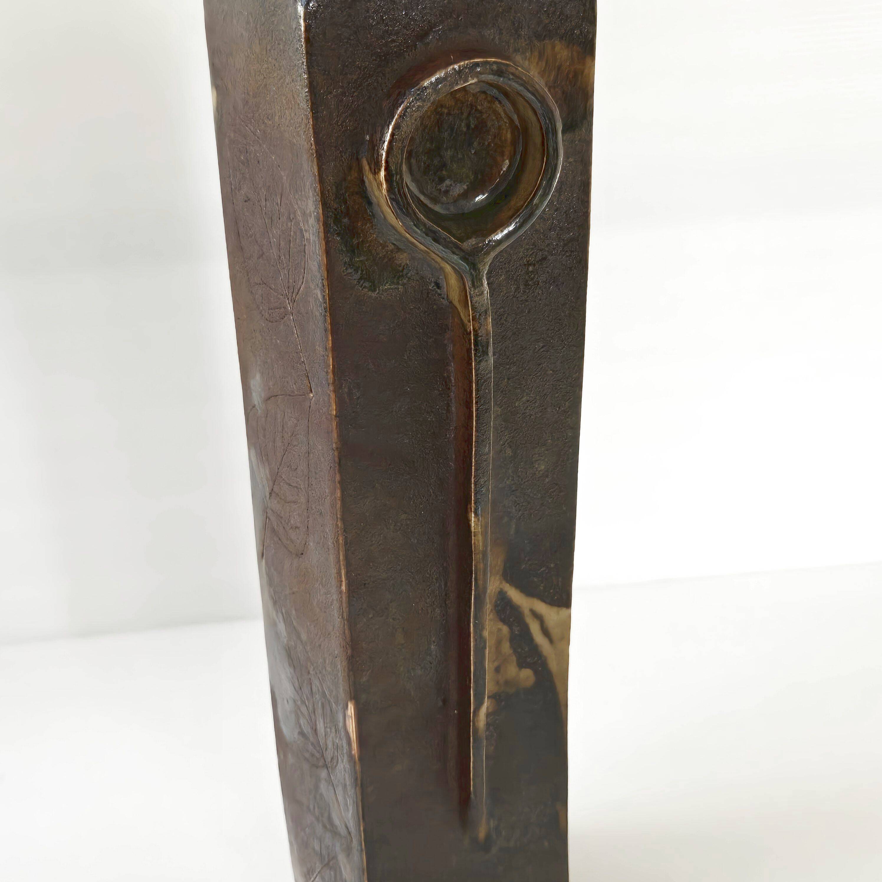 Vintage stoneware vase 1970