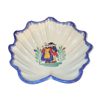 Coupe de service, aperitif, fruits pornic france carnac 24 x 7 cm couple breton