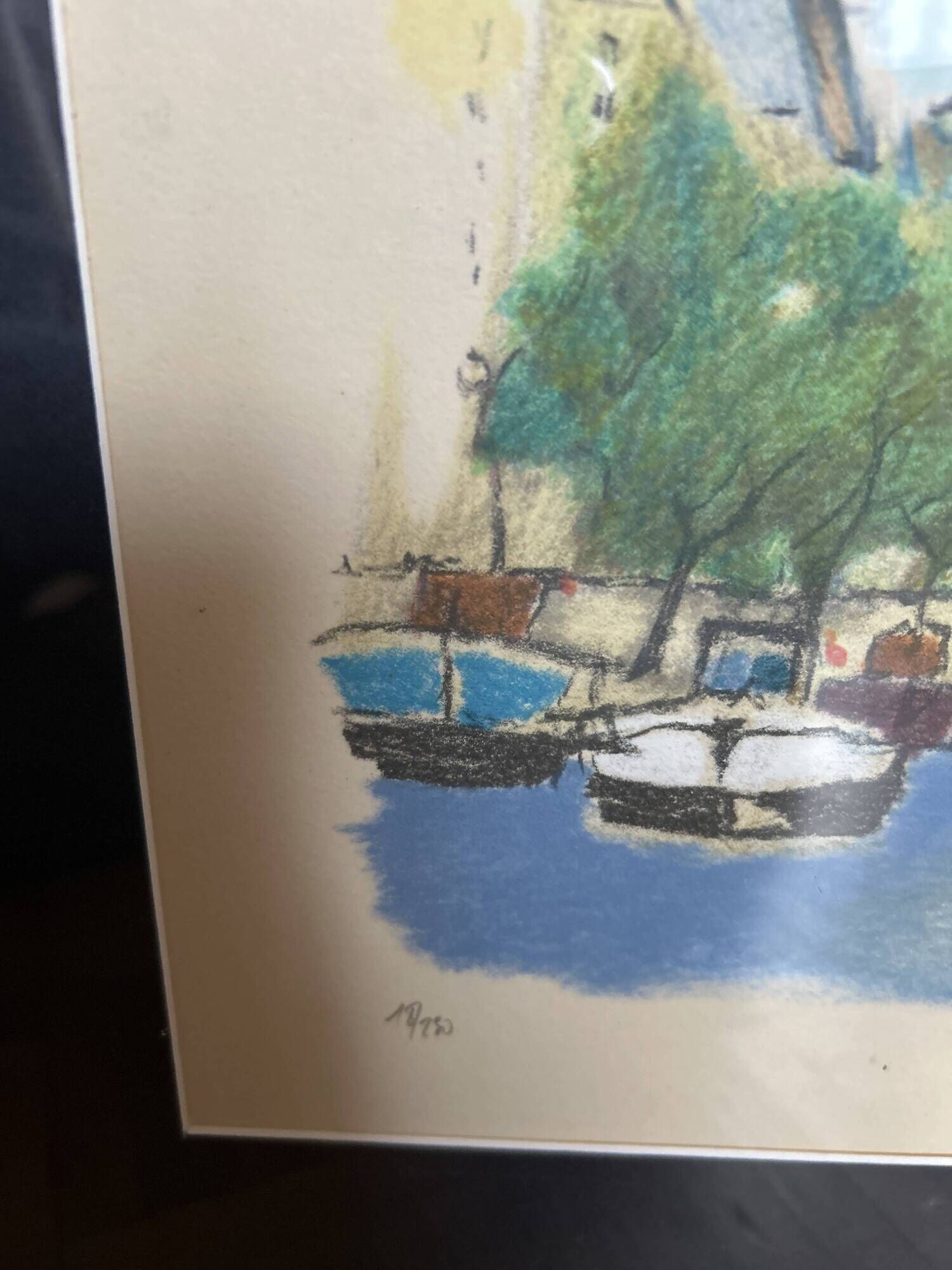 Original lithograph signed, numbered and certified.