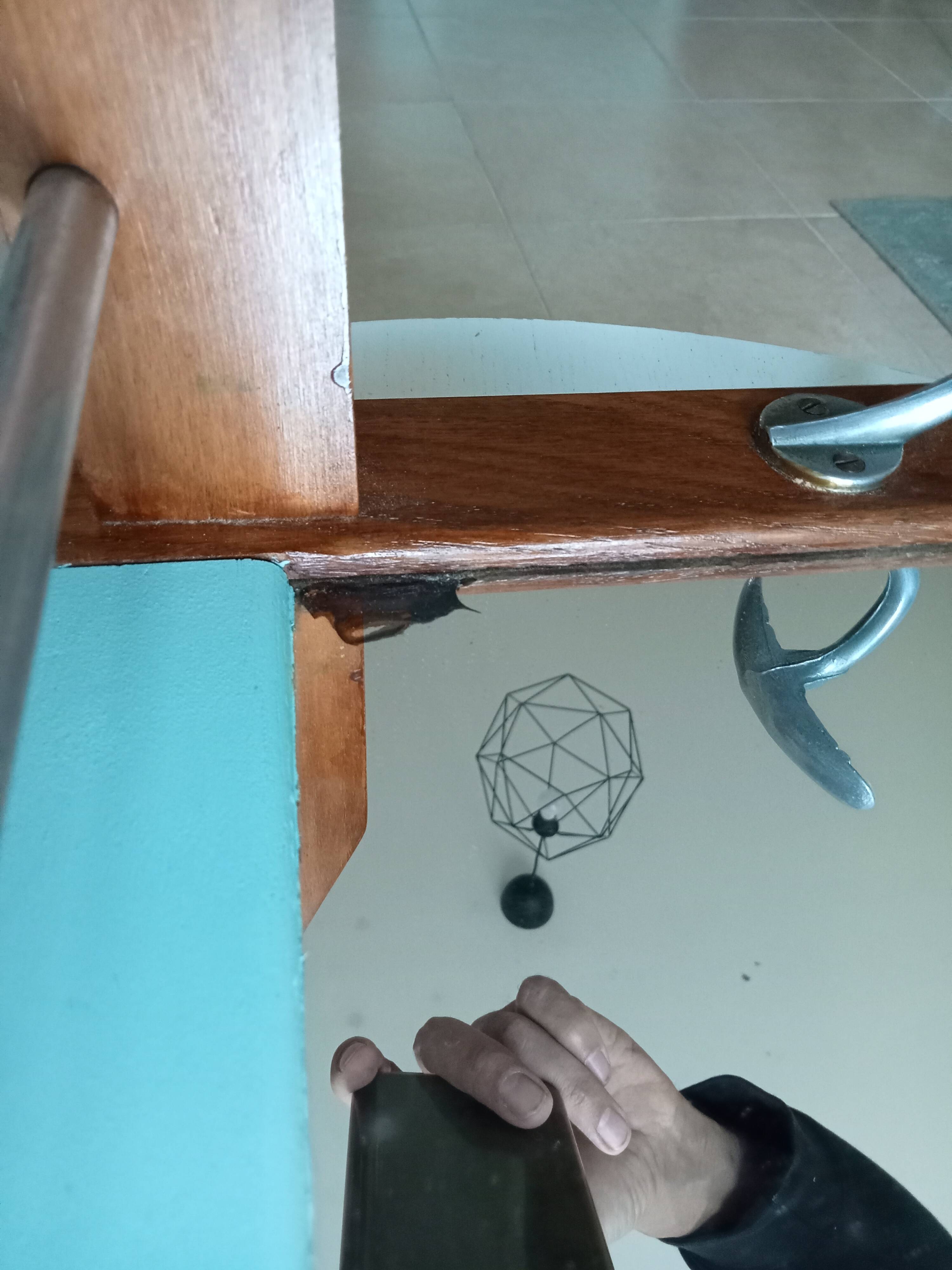 Vintage 50s wall coat rack