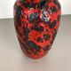Large Pottery super color Fat Lava Multi-Color 239-41 Vase Scheurich WGP, 1970s