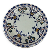 Assiette en faïence de Gien fin XIX ème