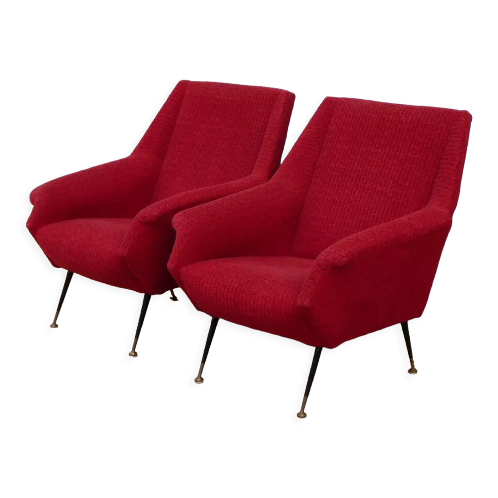 Paire de fauteuils vintage Italie, 1960