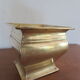 Vintage brass planter