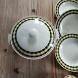 Lot 14 items plates, tureen... Glasgow model by Villeroy and Boch
