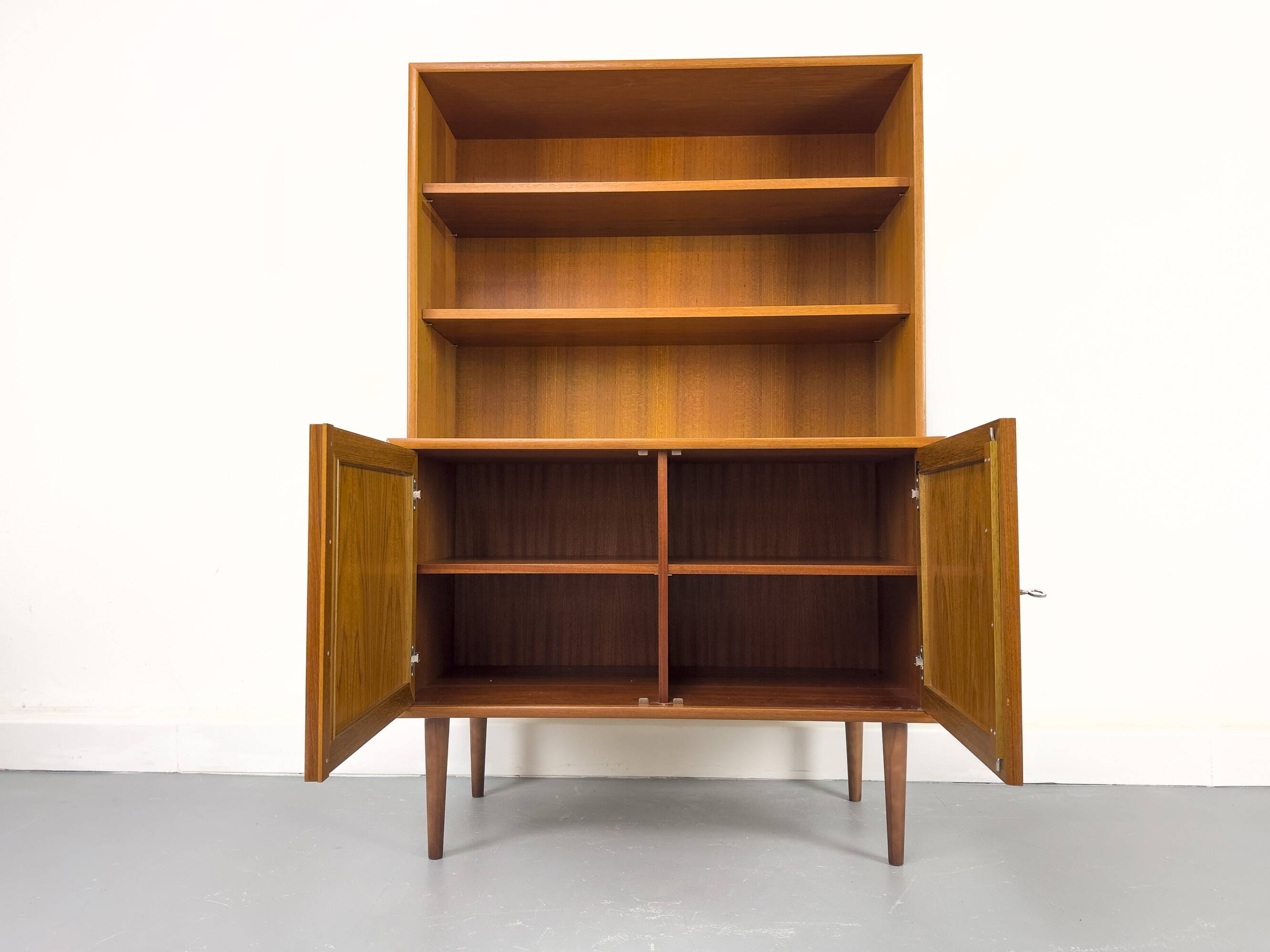 Teak bookcase from WK Möbel, 1960s