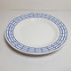 Flat faience plate by Digoin Sarreguemines , "Digne"