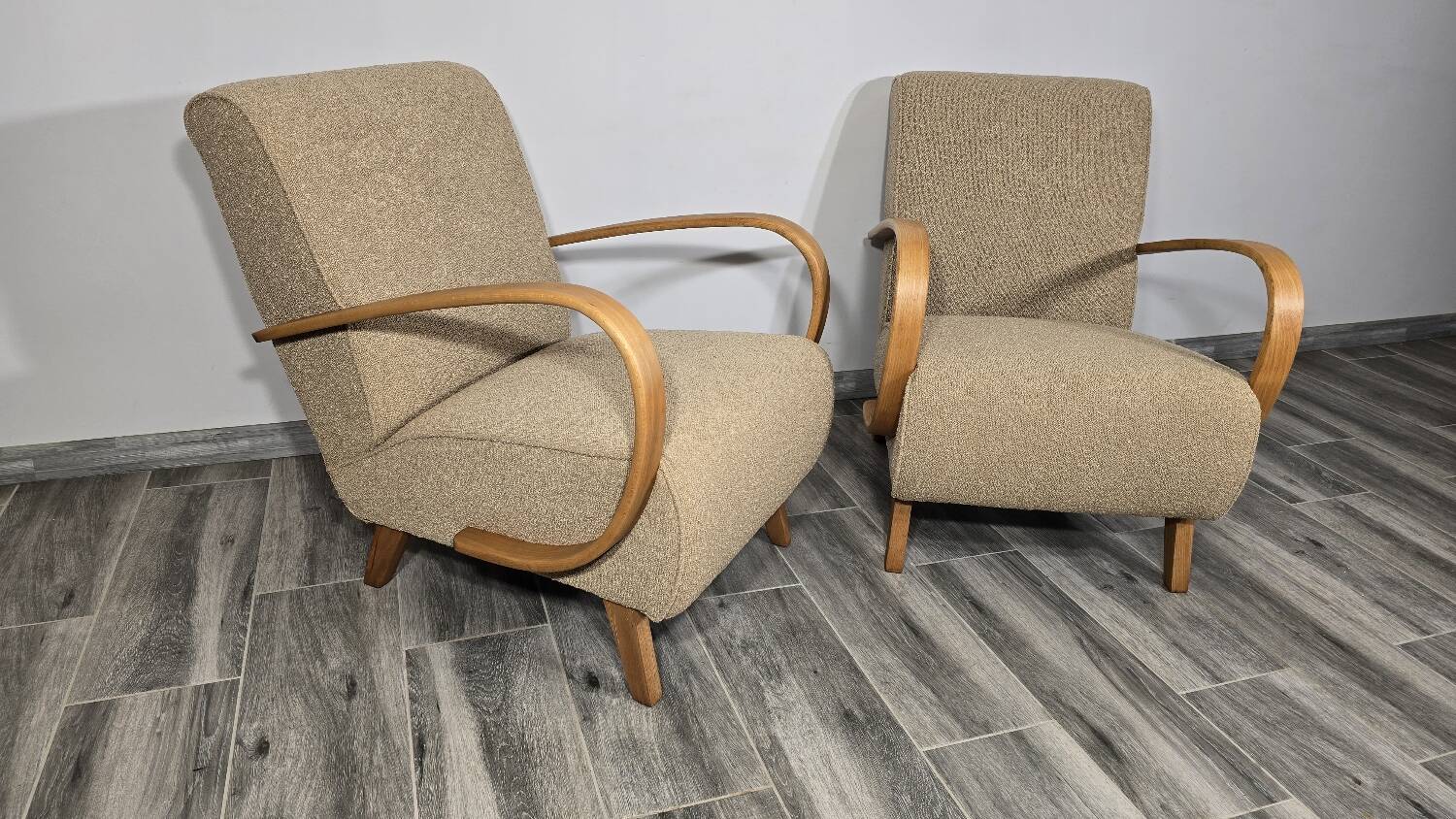 Lounge Chairs from Jindrich Halabala, 1940s, Set of 2