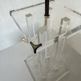 David Lange Lucite Table Lamp