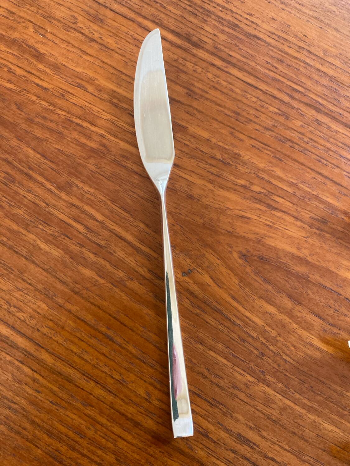 Ercuis Horizon silver metal fish cutlery