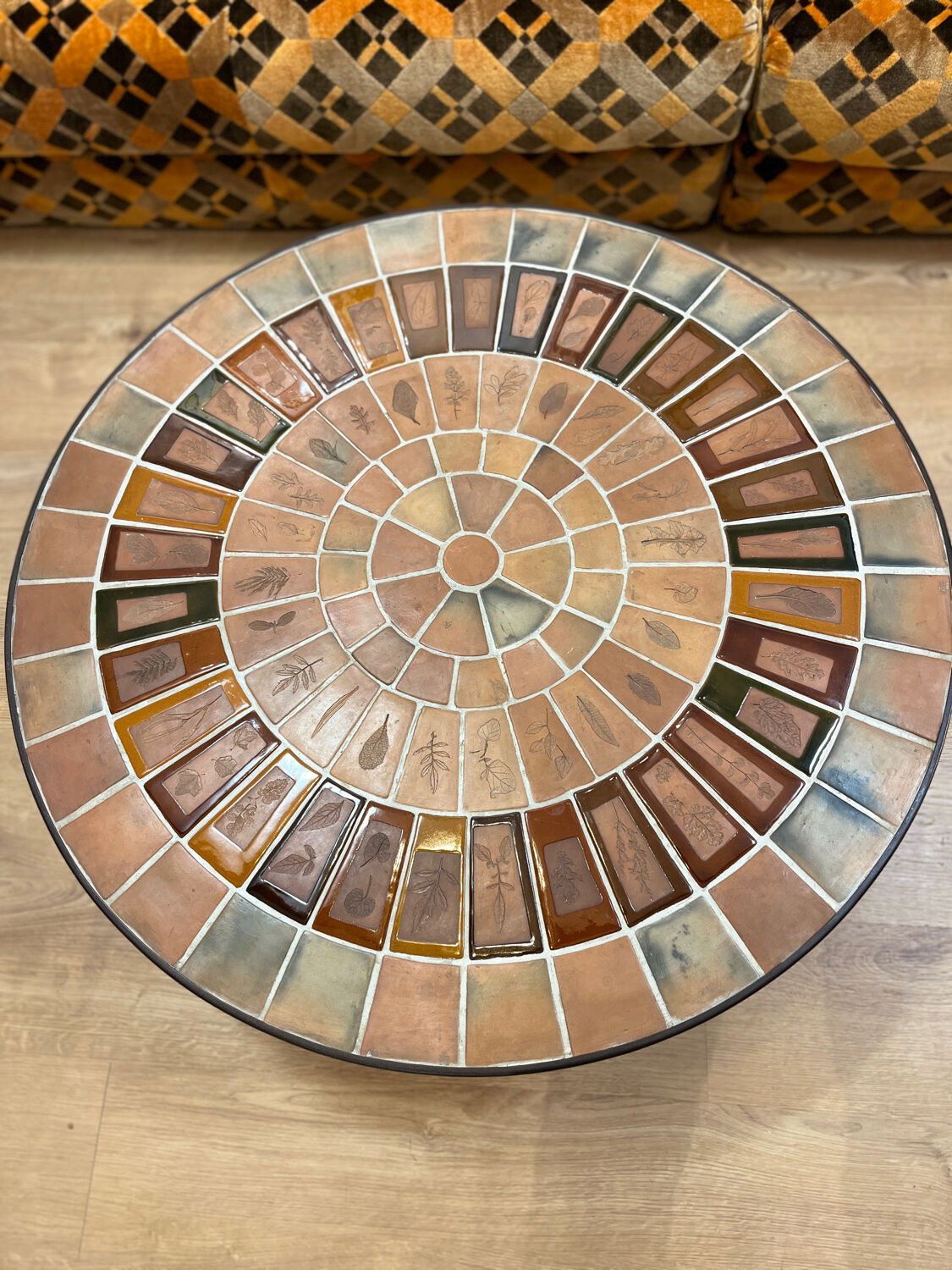 Ceramic coffee table by Roger capron 1950