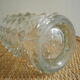 Vase verre moulé pointes