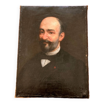 Portrait ancien : le Châtelain - homme barbu belle moustache