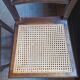 Couple rattan chairs oak from the early 1900s.