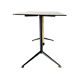 Vintage coffee table with smoked glass top and iron and brass base, Italy 1960s