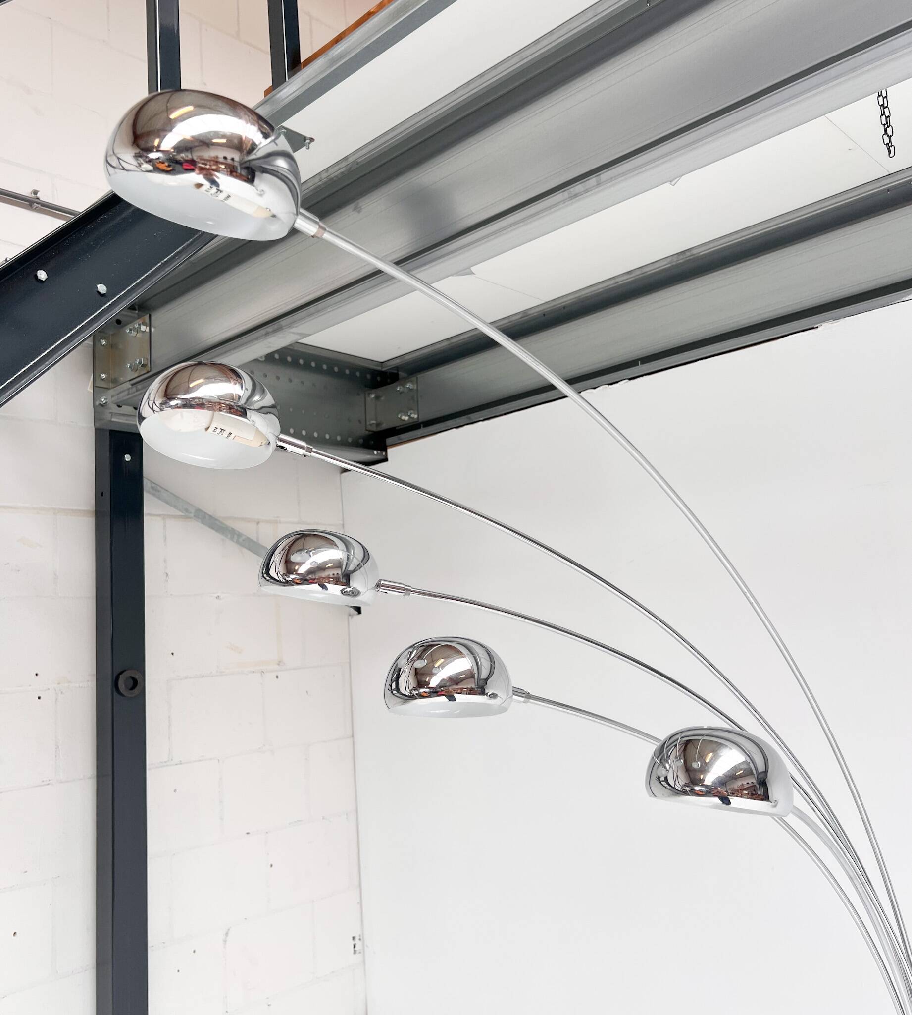 XL arc lamp by WOFI Leuchten from the 1970s