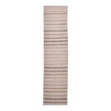 pink brown wool runner rug, Turkish vintage runner kilim  67x293 cm