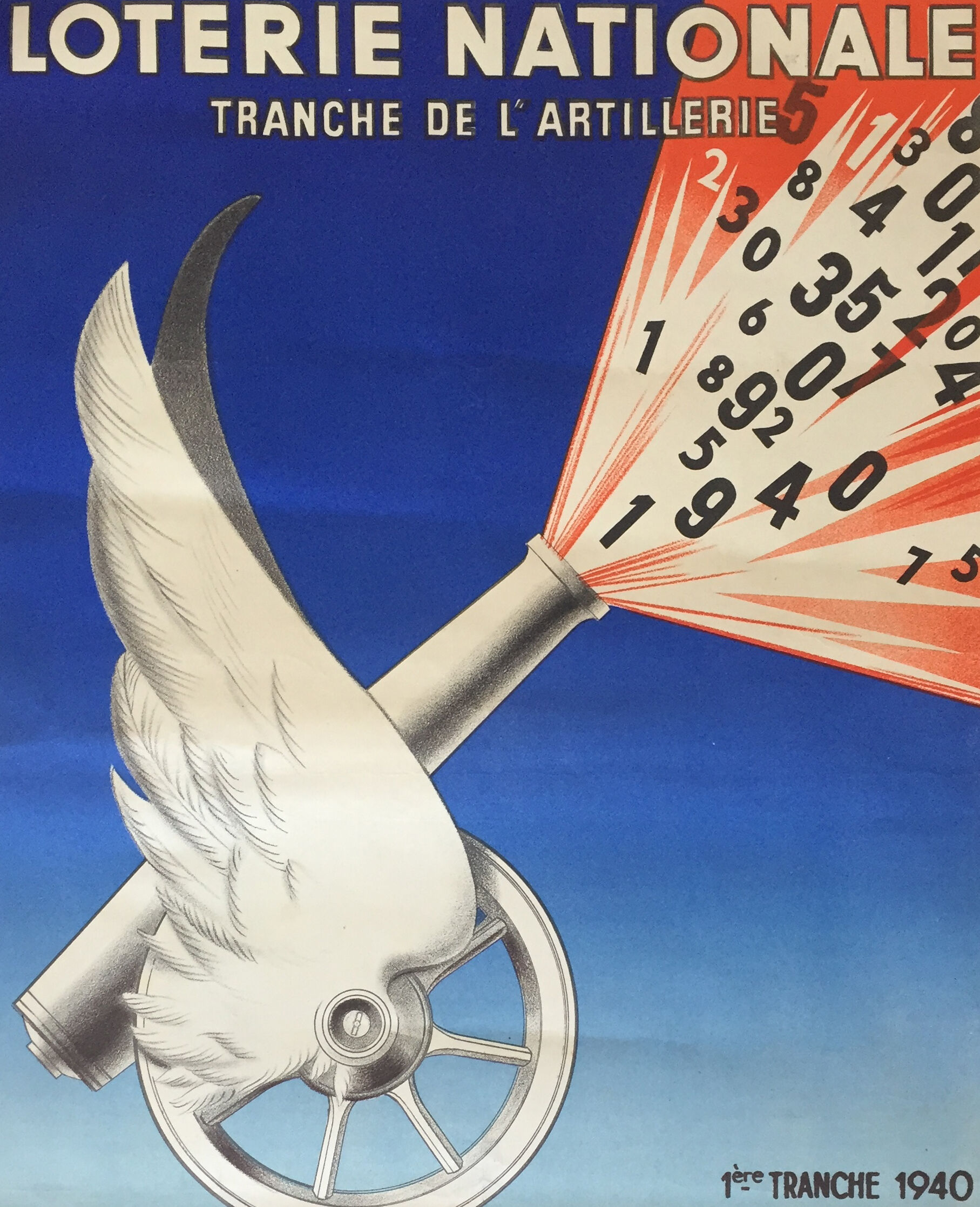 Original poster "National Lottery" 40x60cm 1940
