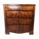 Empire chest of drawers with four drawers of mahogany, 1840s