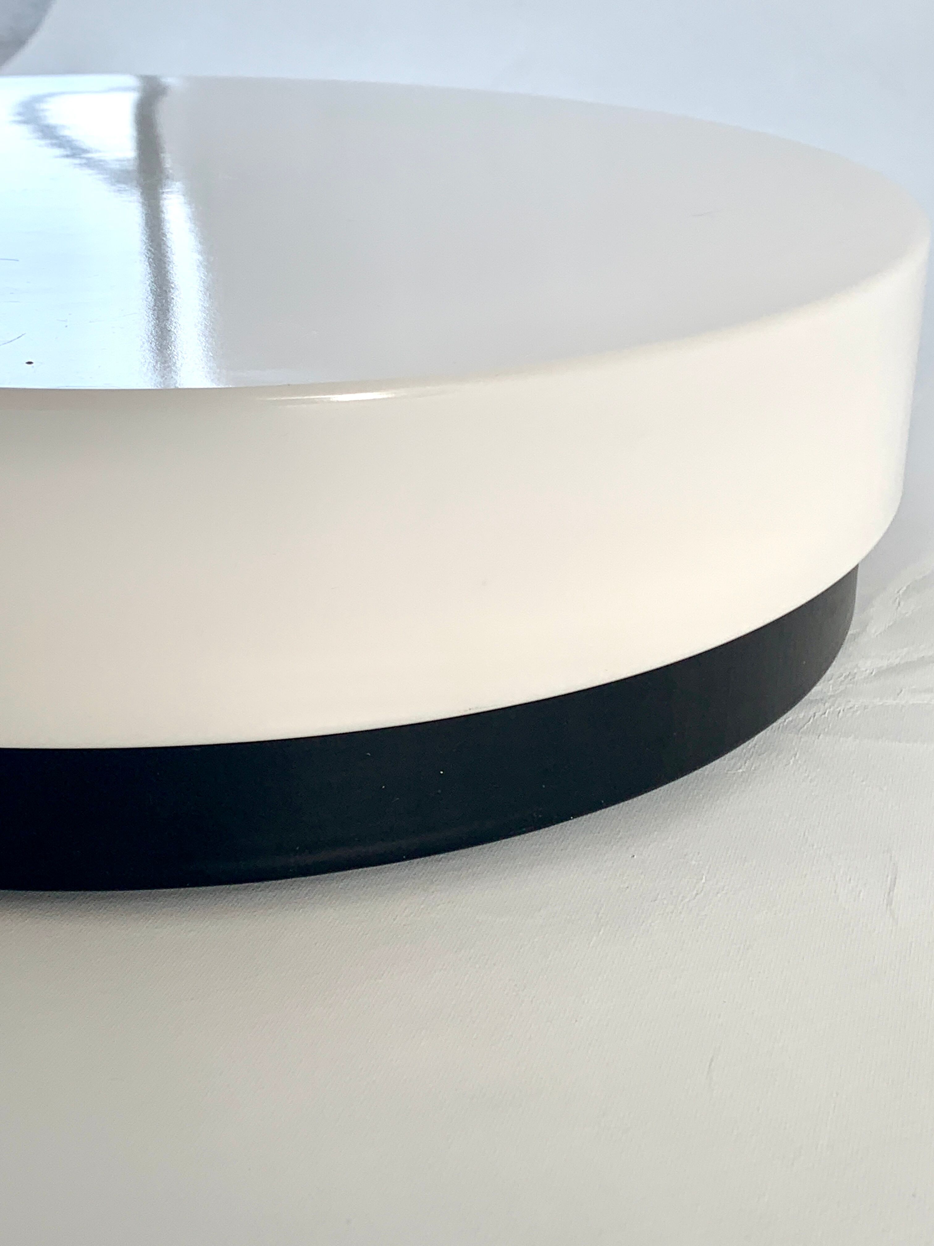 Round ceiling light of the 70s