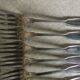 9 silver metal fish cutlery