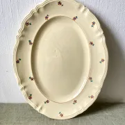 Set of three serving dishes Digoin Sarreguemines, Arromanches, around 1950