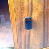 Wardrobe mirror with base cabinet in art deco style