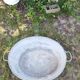 Old oval zinc basin