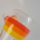 Set of 5 glasses with advertising aperitifs Vabé 1970 vintage