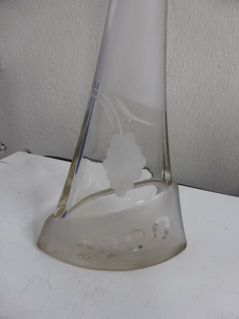 Bottle of liquor with a shape of eiffel tower, design, 2000