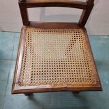 4 chaises rotin & bois