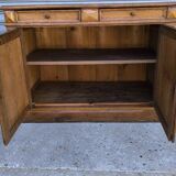 English sideboard in blond oak 1950