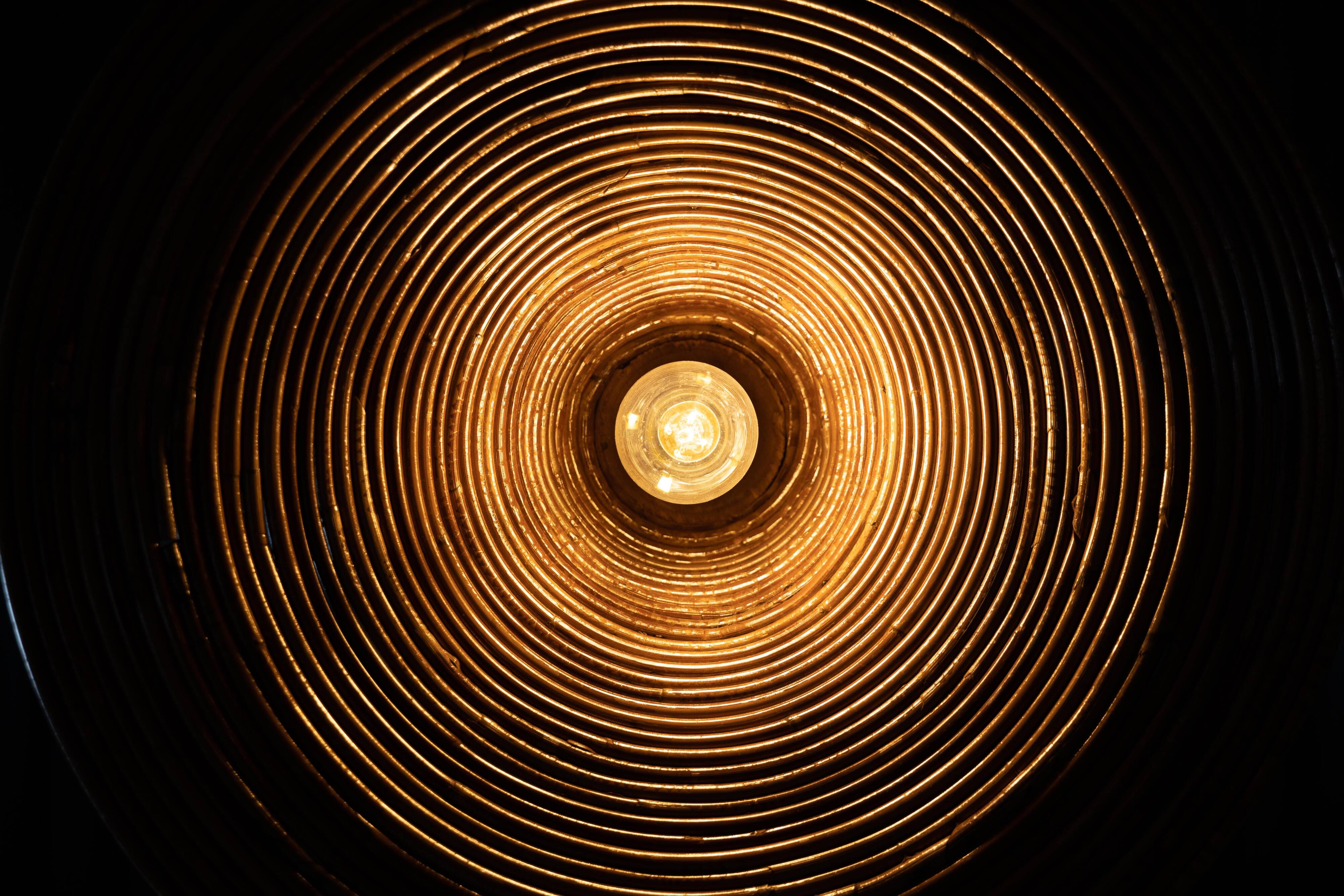 Rattan and Bamboo Pendant Lamps by Vivai del Sud, Italy, 1970s