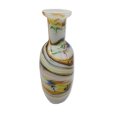 Opaline bottle of murano marmorean decoration