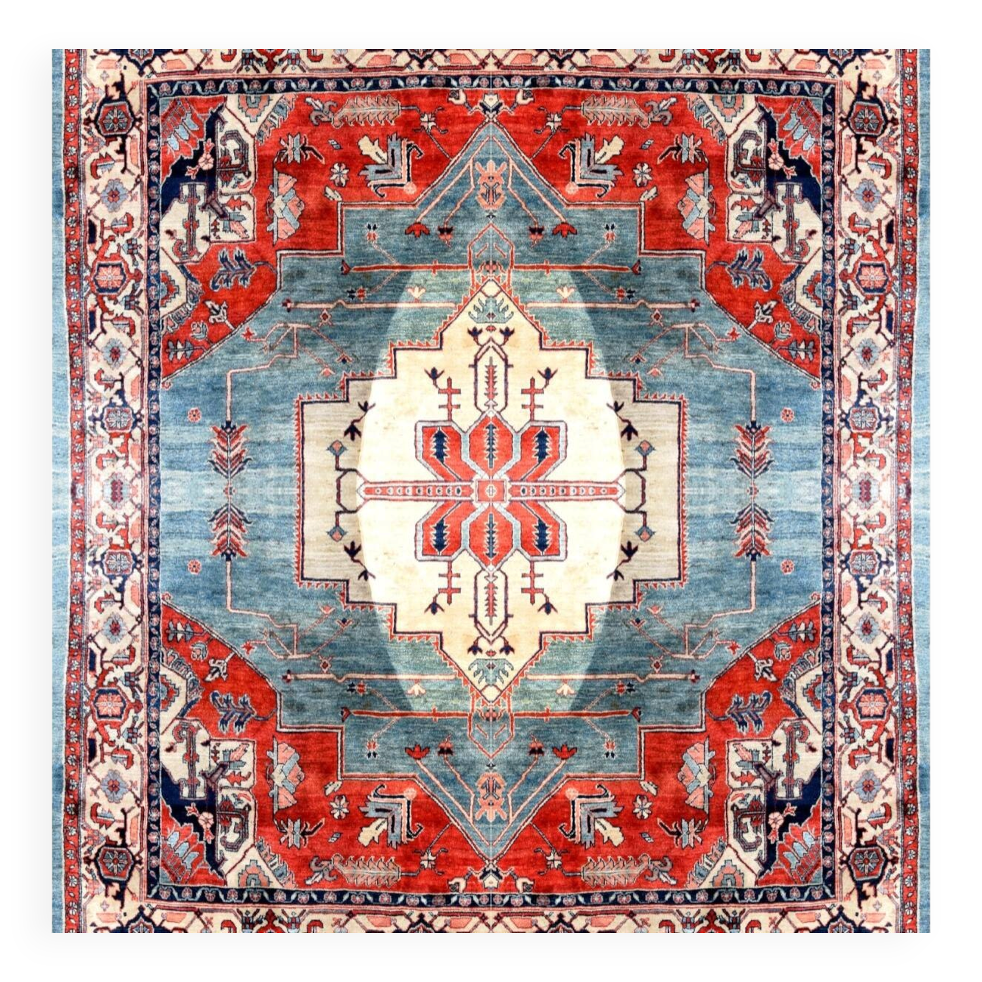 Persian oriental carpet iran gabbeh - size: 3.50 x 2.50 metres - "galerie sardje"