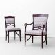 2 chaises Art Nouveau originales vers 1900/1905