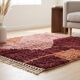 Grand tapis berbère fait main traditionnelle taille 3/4 m